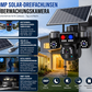 🔋 50 % Rabatt – Kabellose Solar-Überwachungskamera – 3 Linsen, 3 Bilder gleichzeitig, Nachtsicht, IP66 – perfekt für Haus, Hof & Grundstück ☀️