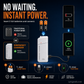✨50% Rabatt✨🔋 Tragbares Notfall-Handyladegerät mit AA-Batteriebetrieb und LED-Taschenlampe