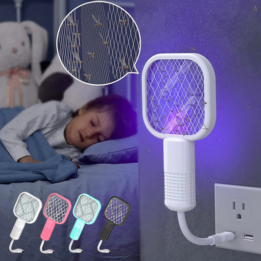 📢📢50% Rabatt !!⏰USB Mini Elektrische Fliegenklatsche für Mücken