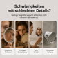💄✨10‑fach vergrößernder Schminkspiegel｜LED‑Beleuchtung & Saugnapf‑Befestigung für perfektes Make‑up