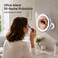 💄✨10‑fach vergrößernder Schminkspiegel｜LED‑Beleuchtung & Saugnapf‑Befestigung für perfektes Make‑up
