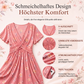 🌸🔥50% RABATT!🔥🔥Blumiges V-Ausschnitt-Kleid mit Taillendrehung – elegant und lässig für jeden Anlass