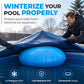 🍂 Pool Winterkissen – Schutz vor Frost, Eis & Wasseransammlungen unter der Poolabdeckung