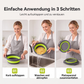 ✨ JETZT 50 % RABATT! !✨3-teiliges klappbares Sieb-Set mit Abtropfboden