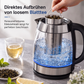 📢📢Glas-Wasserkocher 2 l mit Abschaltautomatik und Überhitzungsschutz