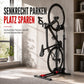📢📢40% RABATT !!⏰Klappbarer Fahrrad-Bodenparkständer, doppelte Stange, U-förmiger Fahrradpräsentationsständer für Rennräder und Mountainbikes