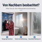 📢📢50% RABATT !!⏰Einziehbares Badezimmer-Sichtschutzrollo