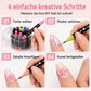 🌹JETZT 50 % RABATT!!🌹24-Farben doppelseitiges Nagelkunst-Stift-Set