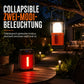 Tragbare Campinglampe mit Solar- und Handkurbelantrieb, Teleskop-Notfallleuchte für Outdoor-Camping