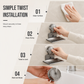 📢 1+1 GRATIS!🧼 Saugnapf-Seifenschale – V-Drainage, Aluminium & ohne Bohren ✨