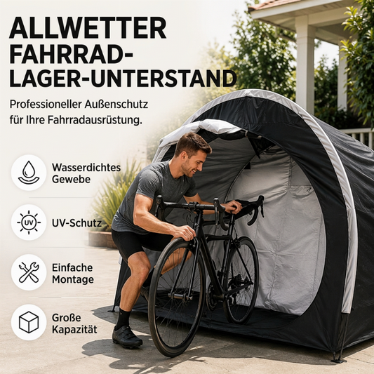 Wetterfester Fahrradunterstand