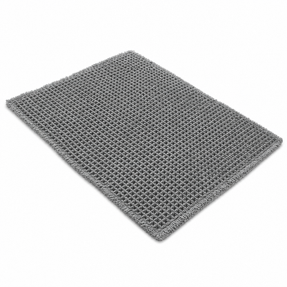 Rutschfeste, saugstarke Badematte mit Waffelstruktur, einfarbige Fußmatte für den Flur