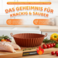 🍟Direkt backen und kross machen! Wiederverwendbarer Silikoneinsatz für die Heißluftfritteuse