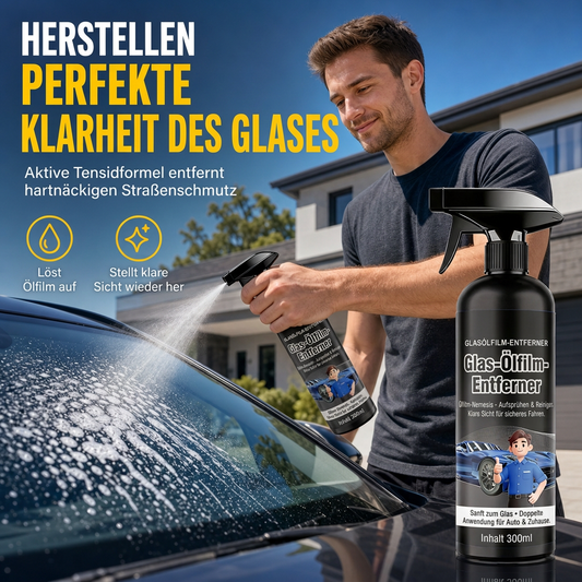 🚗 Auto-Scheibenreiniger-Spray – Entfernt Ölfilm, Insektenreste & hartnäckigen Schmutz für klare Sicht
