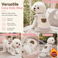 📢📢 50% RABATT🐶 Gemütliche Winter-West für Haustiere – Weiches Plüsch mit niedlicher Bärenstickerei