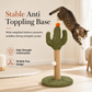 📢📢 50% RABATT !! ⏰ Sisal-Kaktus-Kratzbaum mit Kratzpfeilen, Katzenhütte und Sprungplattform-Spielzeug für Katzen
