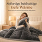 ⏳Begrenzte Zeit 50% Rabatt💥Dicker warmer Winter-Steppdecke aus Schneeflocken-Samt