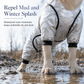 📢📢 50 % RABATT !!🐕 Wasserdichter Winter-Overall für Hunde – komplett abdeckend, mit Fleece gefüttert & dick wattiert ❄️🧥